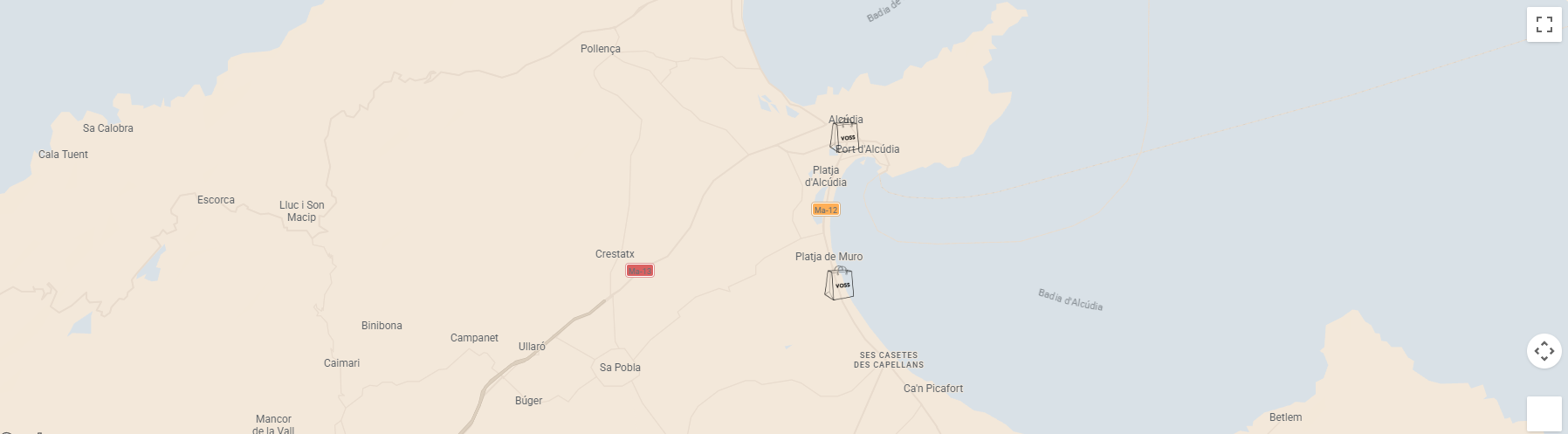 Ver mapa de VOSSSHOPS